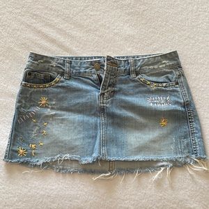 Gadzooks Jean Mini Skirt size Medium